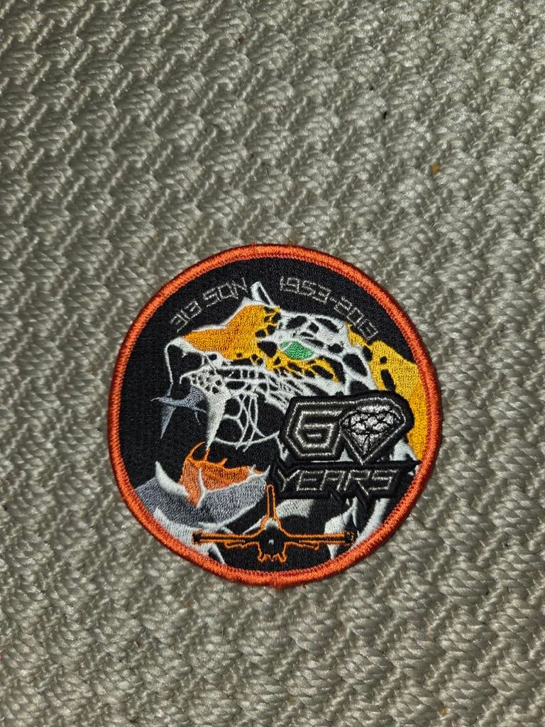 313 Squadron 60 Jaar NATO Tigers Patch 1953-2013, Ophalen of Verzenden, Zo goed als nieuw