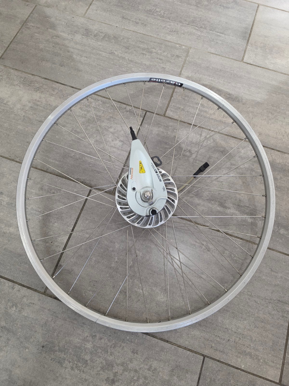 Gazelle innergy e-bike wiel 28 inch 5 pins, Ophalen of Verzenden, Zo goed als nieuw, Aluminium, Gazelle