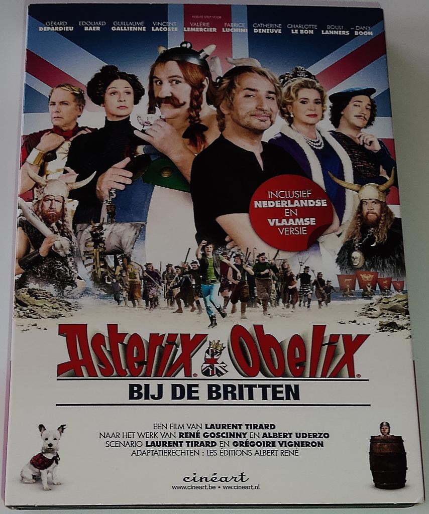 Dvd *** ASTERIX & OBELIX BIJ DE BRITTEN ***, Cd's en Dvd's, Ophalen of Verzenden, Zo goed als nieuw, Komedie, Vanaf 6 jaar