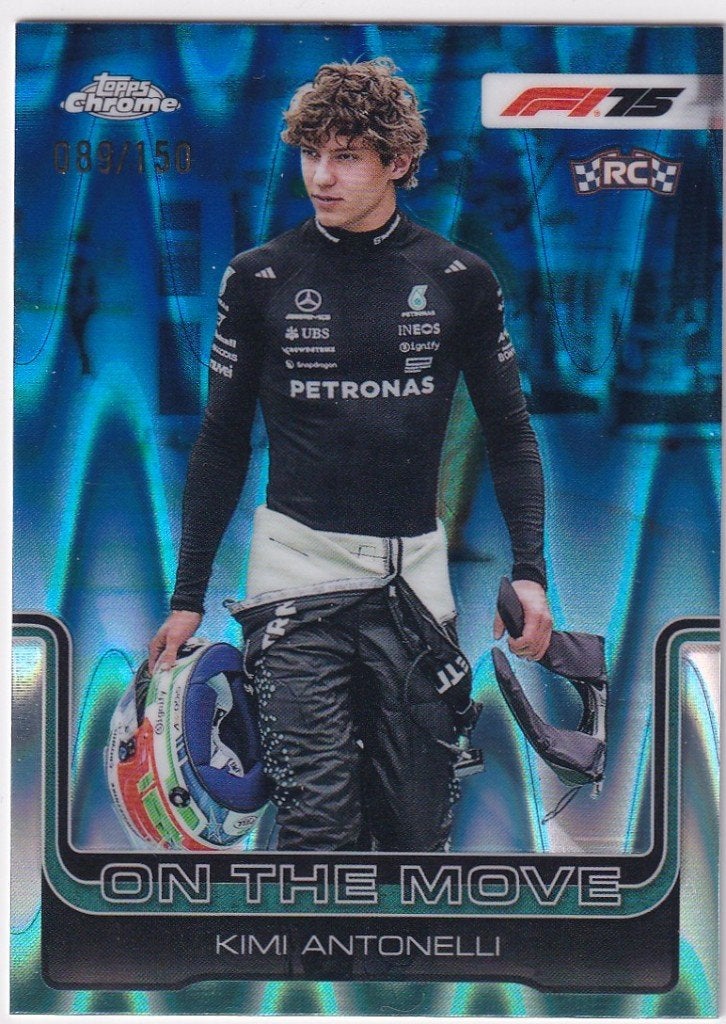 Kimi Antonelli On The Move Blue RayWave RC #185 /150
