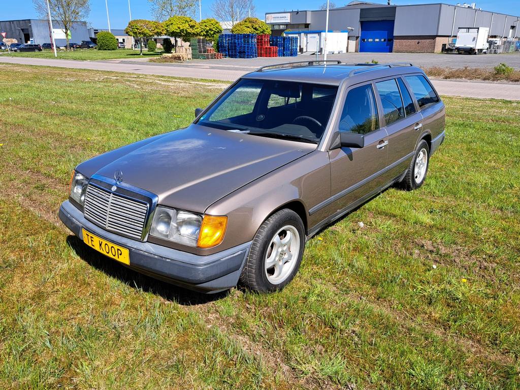 Mercedes 230 TE STATION OP LPG GEEN ROEST BAKinruil mogelijk, Auto's, Automaat, Beige, Mercedes-Benz, Metallic lak