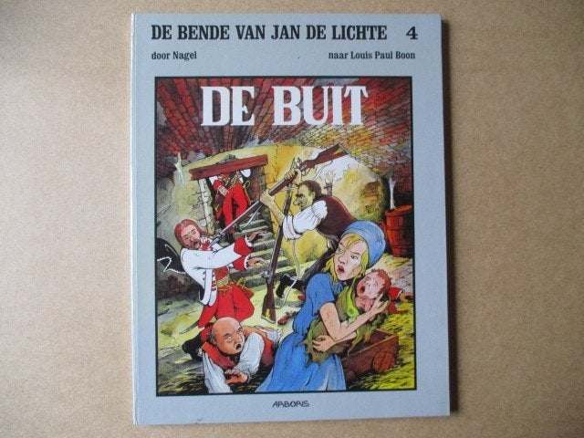 adv9102 de bende van jan de lichte 4 hc, Eén stripboek, Ophalen, Gelezen
