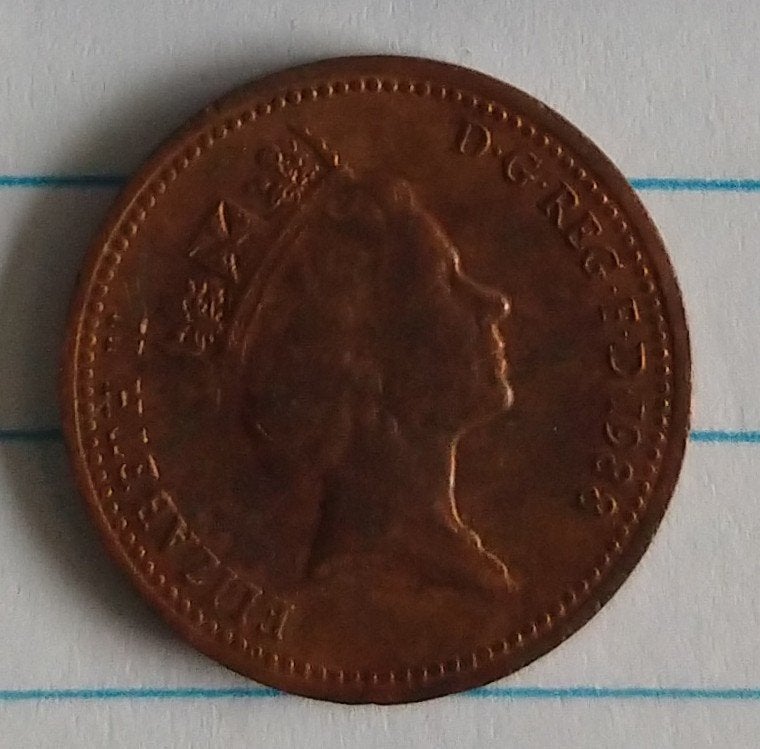 engelse munt uit 1988, 5 pence,  volgnr 82, Ophalen of Verzenden, Overige landen