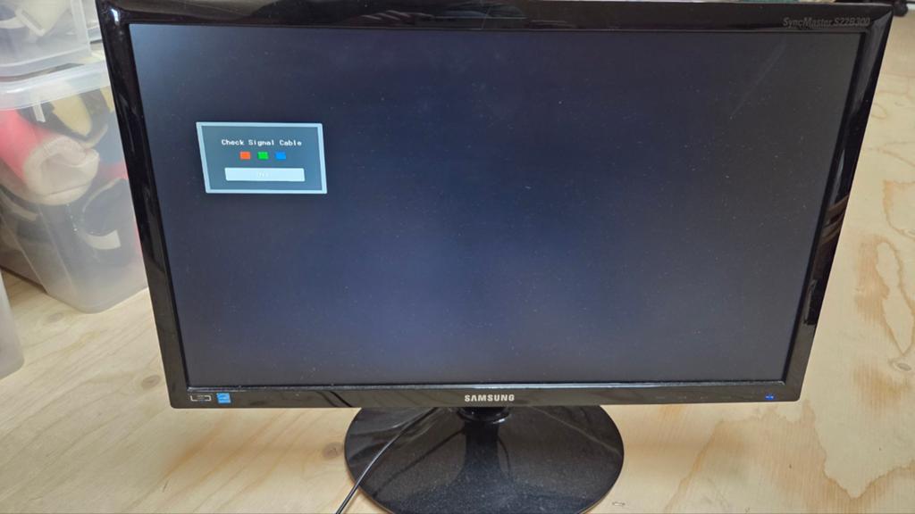 Samsung SyncMaster S22B300 21.5 inch monitor, Gebruikt, Full HD, Ophalen of Verzenden, Samsung