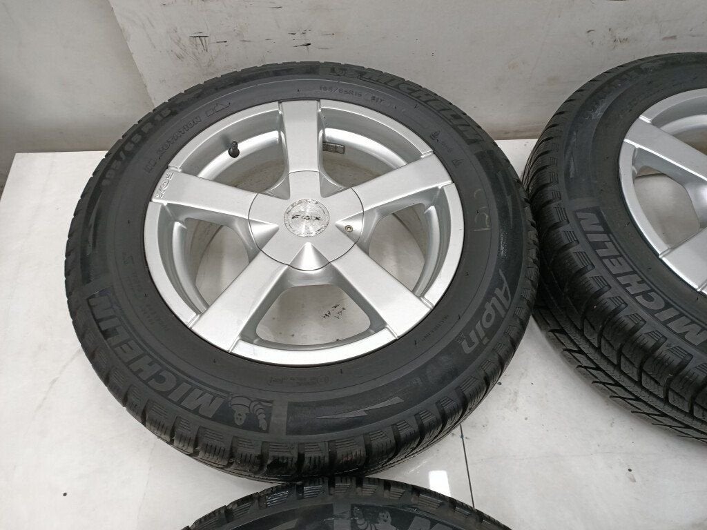 Fox lichtmetaal velgen 15  5x108 5x112 volvo v40 winterbande, Auto-onderdelen, Banden en Velgen, Ophalen, Gebruikt, 15 inch, Banden en Velgen