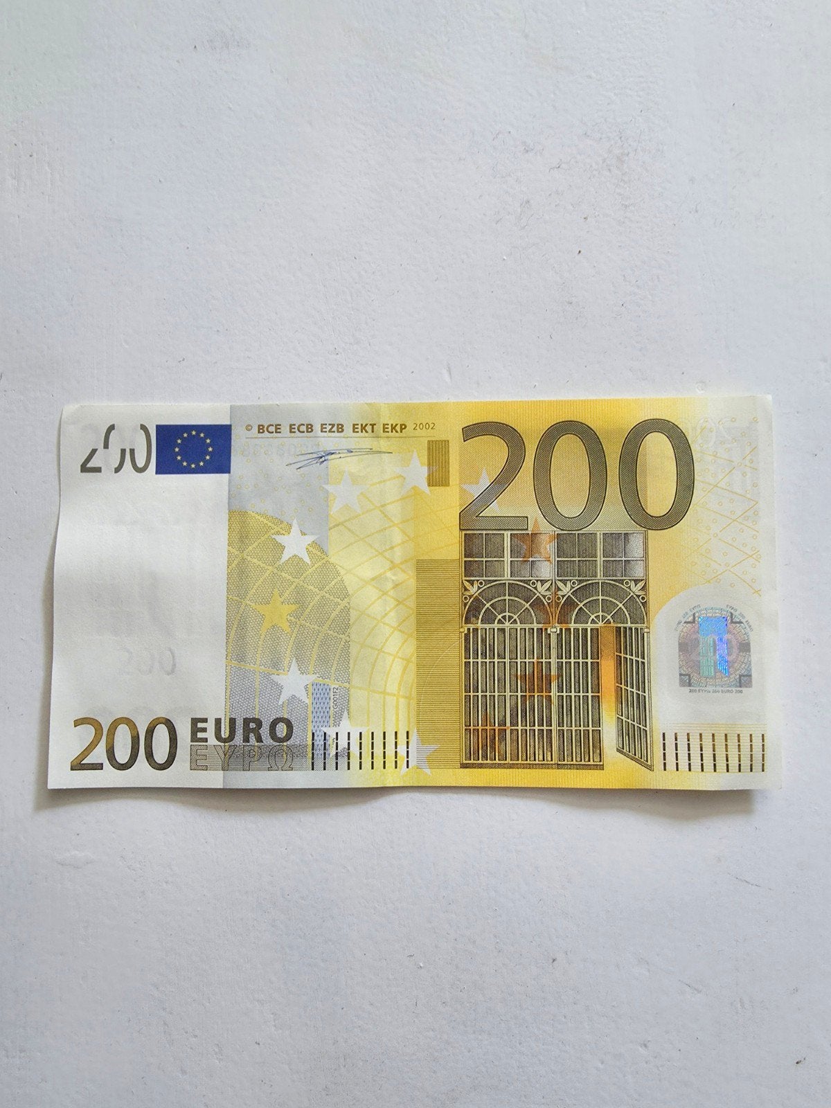 200 Euro biljet | UNIEK | Eerste serie | Ongebruikt, Postzegels en Munten, Bankbiljetten | Nederland, Ophalen of Verzenden, Euro's