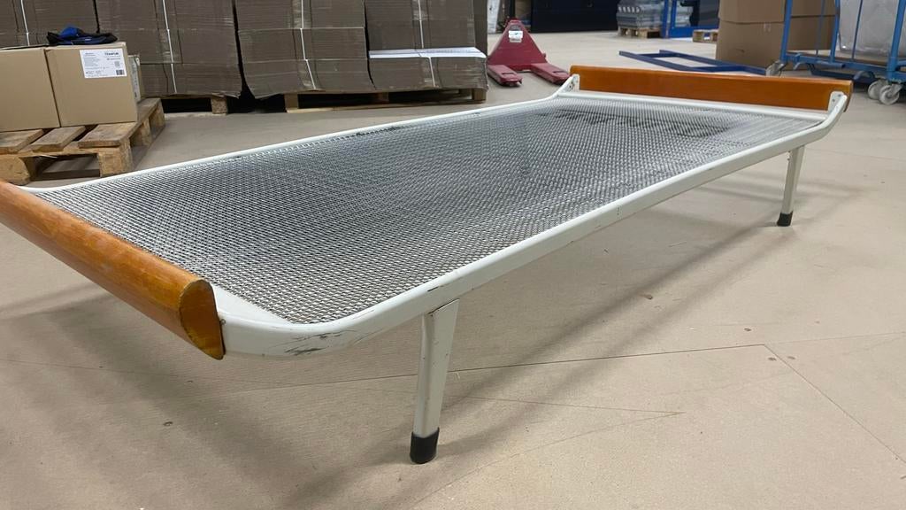Auping spiraalbodem Vintage daybed, Ophalen, Retro / vintage, Gebruikt, 90 cm