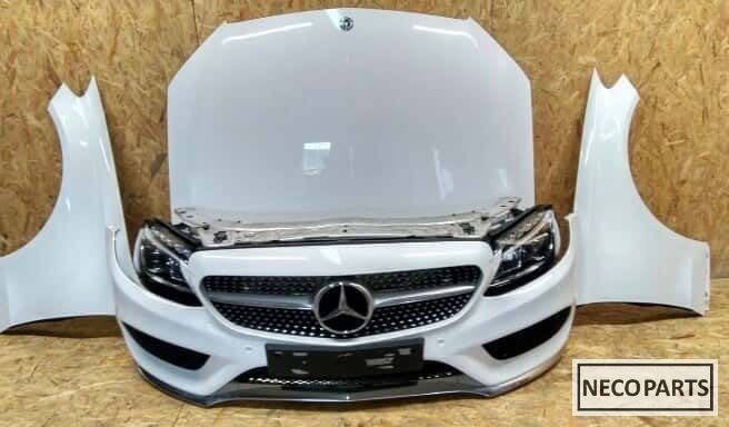 C klasse w205 Amg voorkop wit, Auto-onderdelen, Ophalen, Gebruikt, -, Bumper