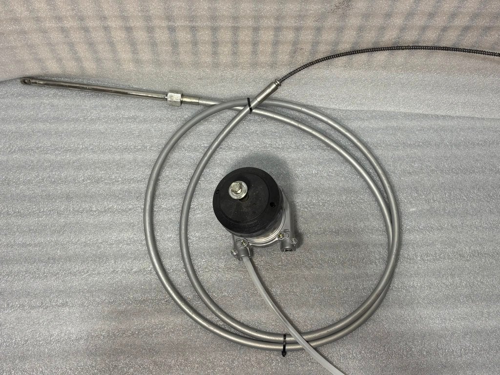 Gebruikte Pretech mono-kabelbesturingsset tot 150 PK, Watersport en Boten, ,, Nieuw, Ophalen of Verzenden, Motor en Techniek