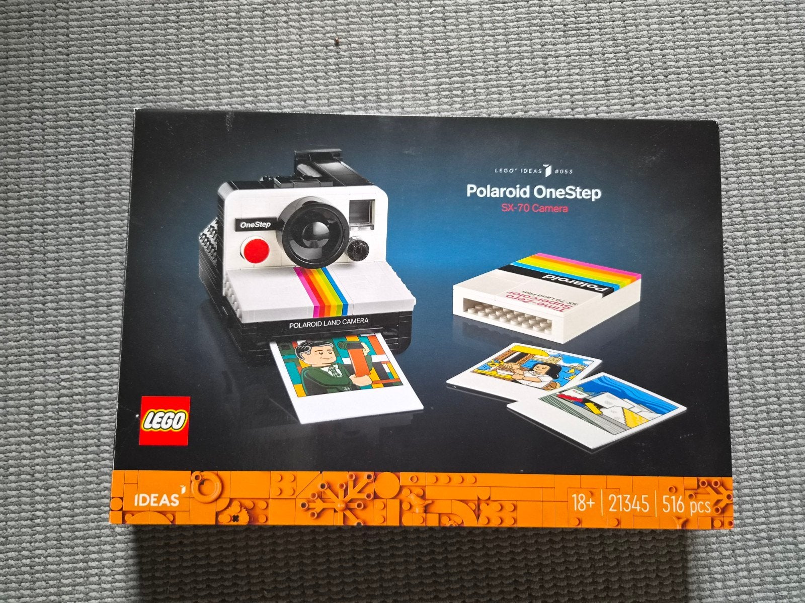 LEGO Ideas 21345 Polaroid OneStep SX-70 Camera, Ophalen of Verzenden, Zo goed als nieuw, Overige merken