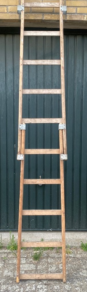 Houten Ladder, Doe-het-zelf en Verbouw, Ladders en Trappen, Ophalen, Gebruikt, Ladder, 2 tot 4 meter