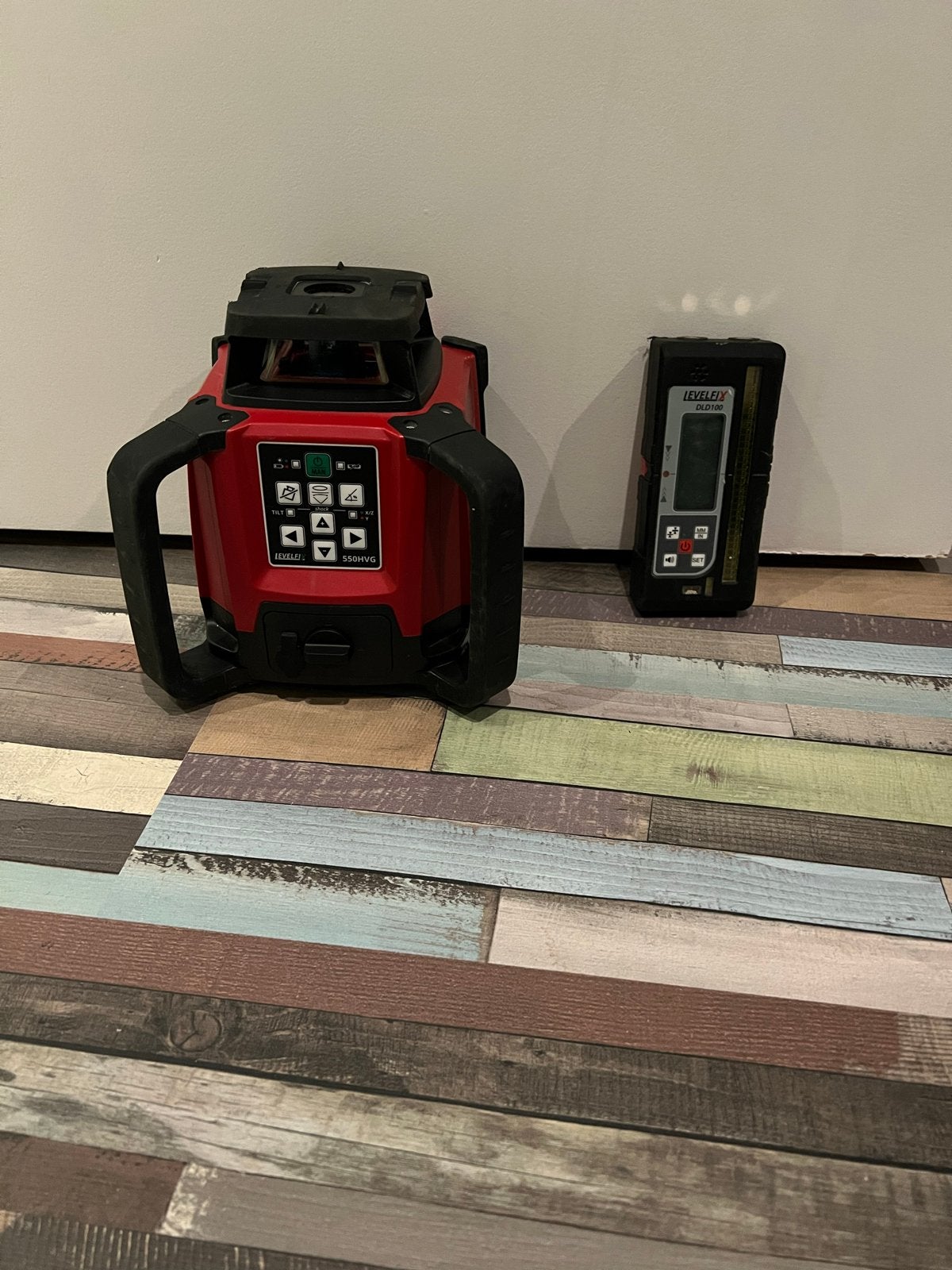 Level X 550HVG Roterende Laser met Ontvanger, Ophalen of Verzenden, Gebruikt