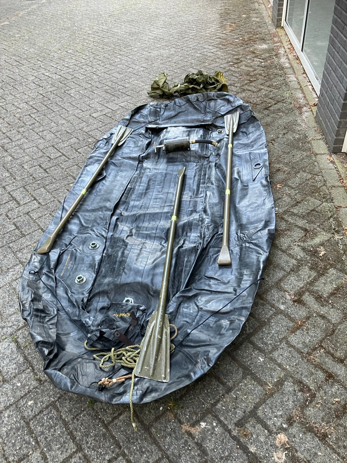 US ARMY VIETNAM 3 man Reconaissance boat uit 1967, Ophalen of Verzenden, Landmacht, Amerika