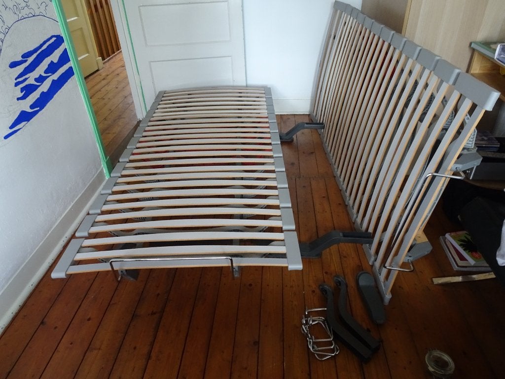 beddenbodem Swissflex 1.80m bij 2m, Ophalen, Gebruikt, 90 cm, Tweepersoons