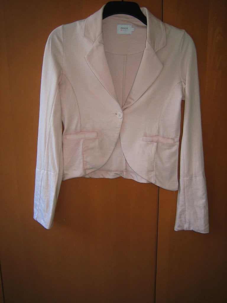 Mooie pastel roze Evita Jersey blazer ONLY, maat S, snazzeys, Only Love, Verzenden, Nieuw, Jasje