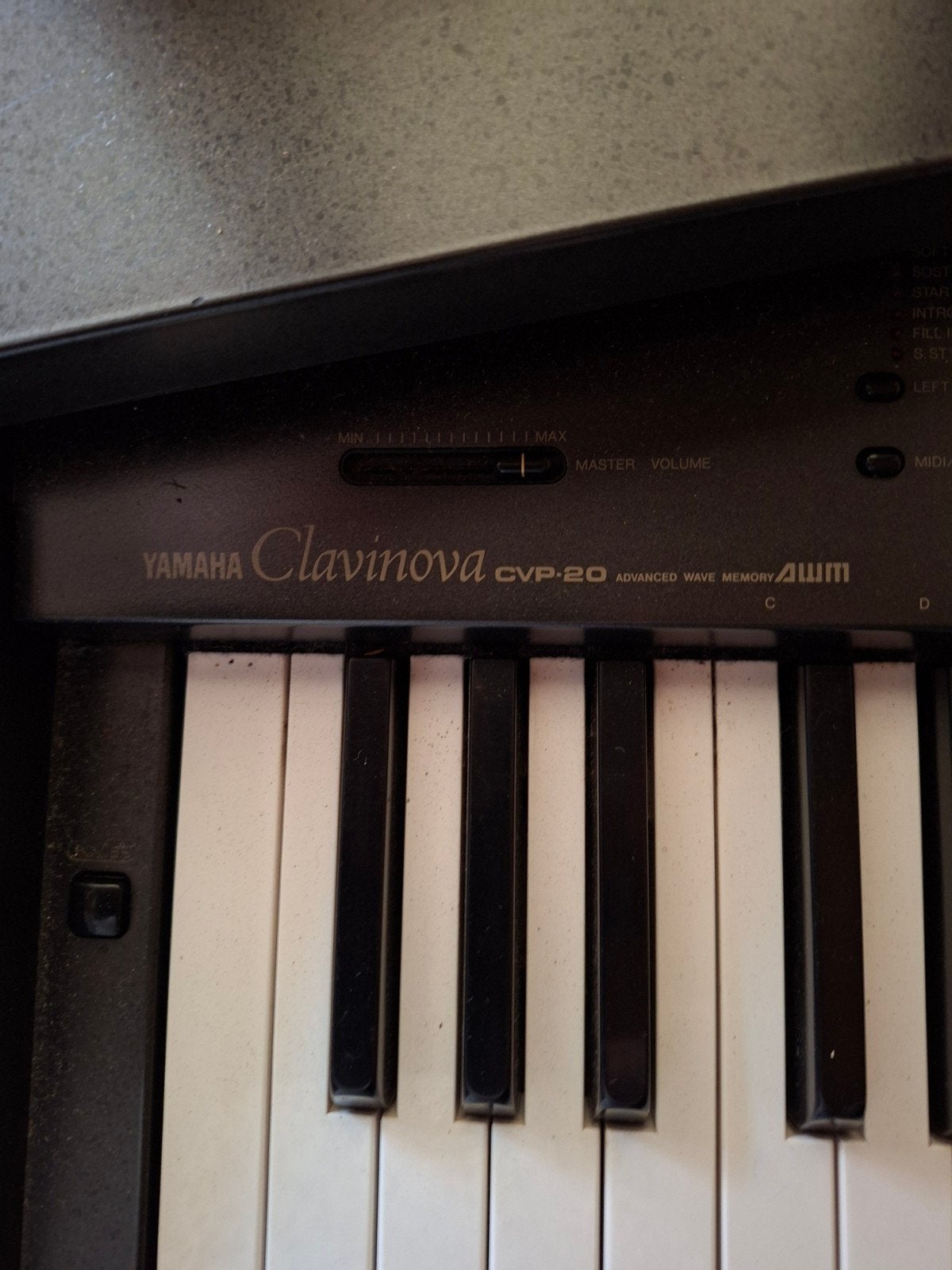 Yamaha Clavinova CVP-20 Digitaal Piano met krukje, Muziek en Instrumenten, Ophalen, Gebruikt, Zwart, Digitaal