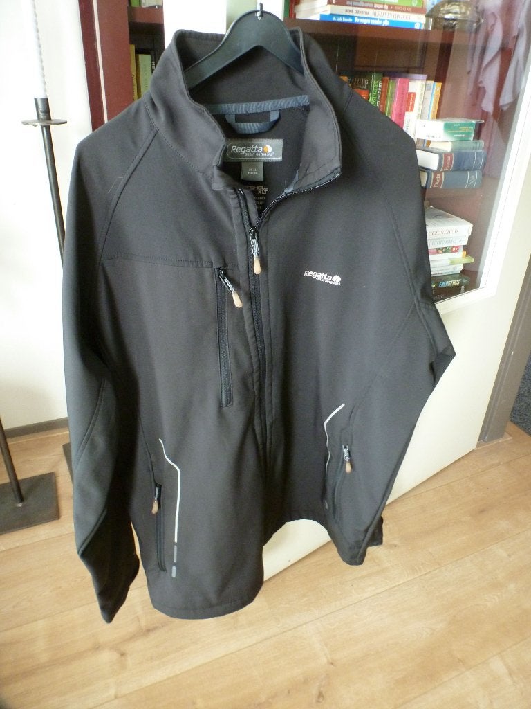 nieuw REGATTA softshell jack zwart xl  -GRATIS zend, Kleding | Heren, Verzenden, Zwart, Algemeen, Maat 56/58 (XL)