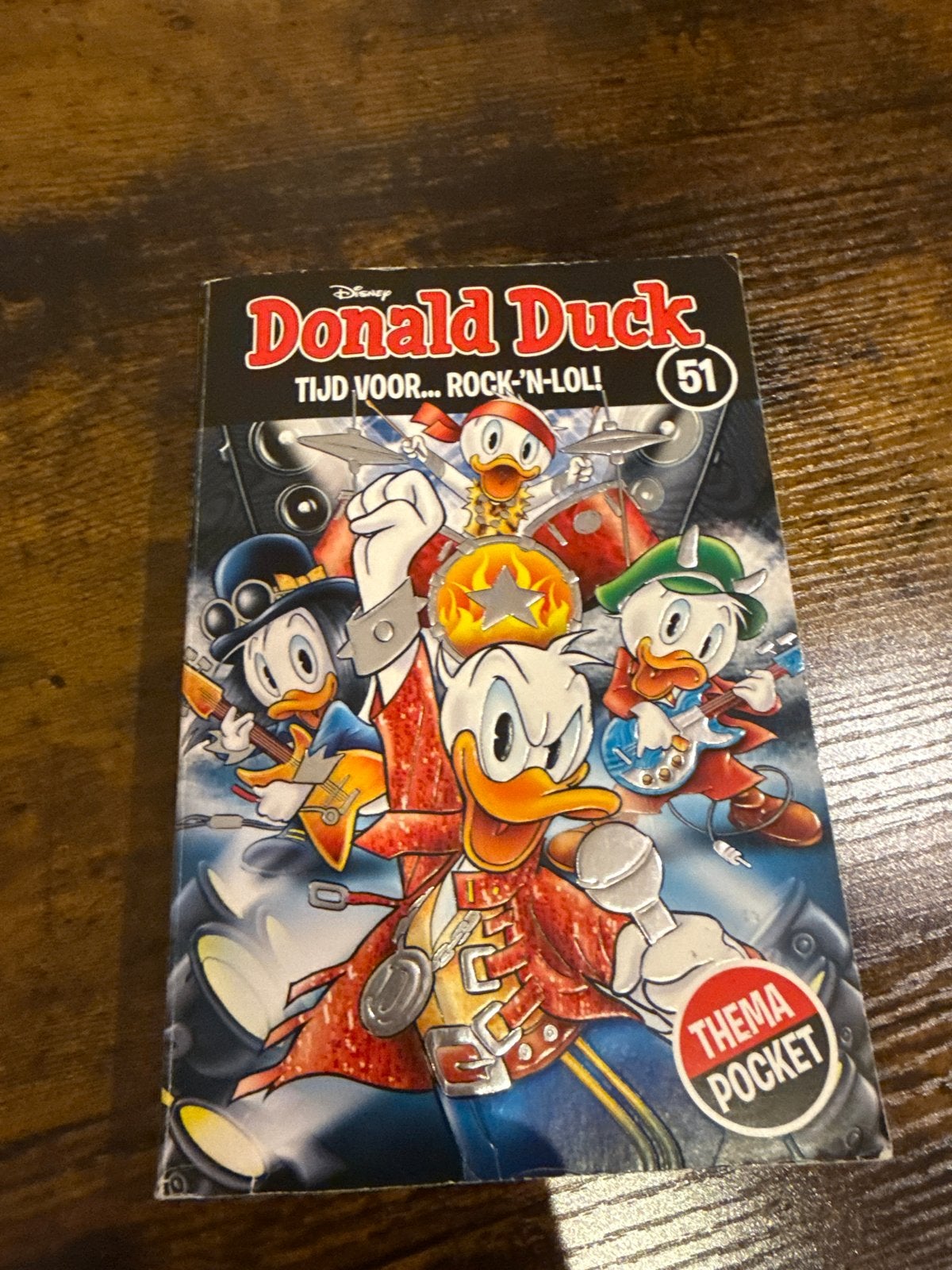 Donald Duck Pocket 51: Tijd voor... Rock 'n-Lol!, Eén stripboek, Ophalen of Verzenden, Gelezen