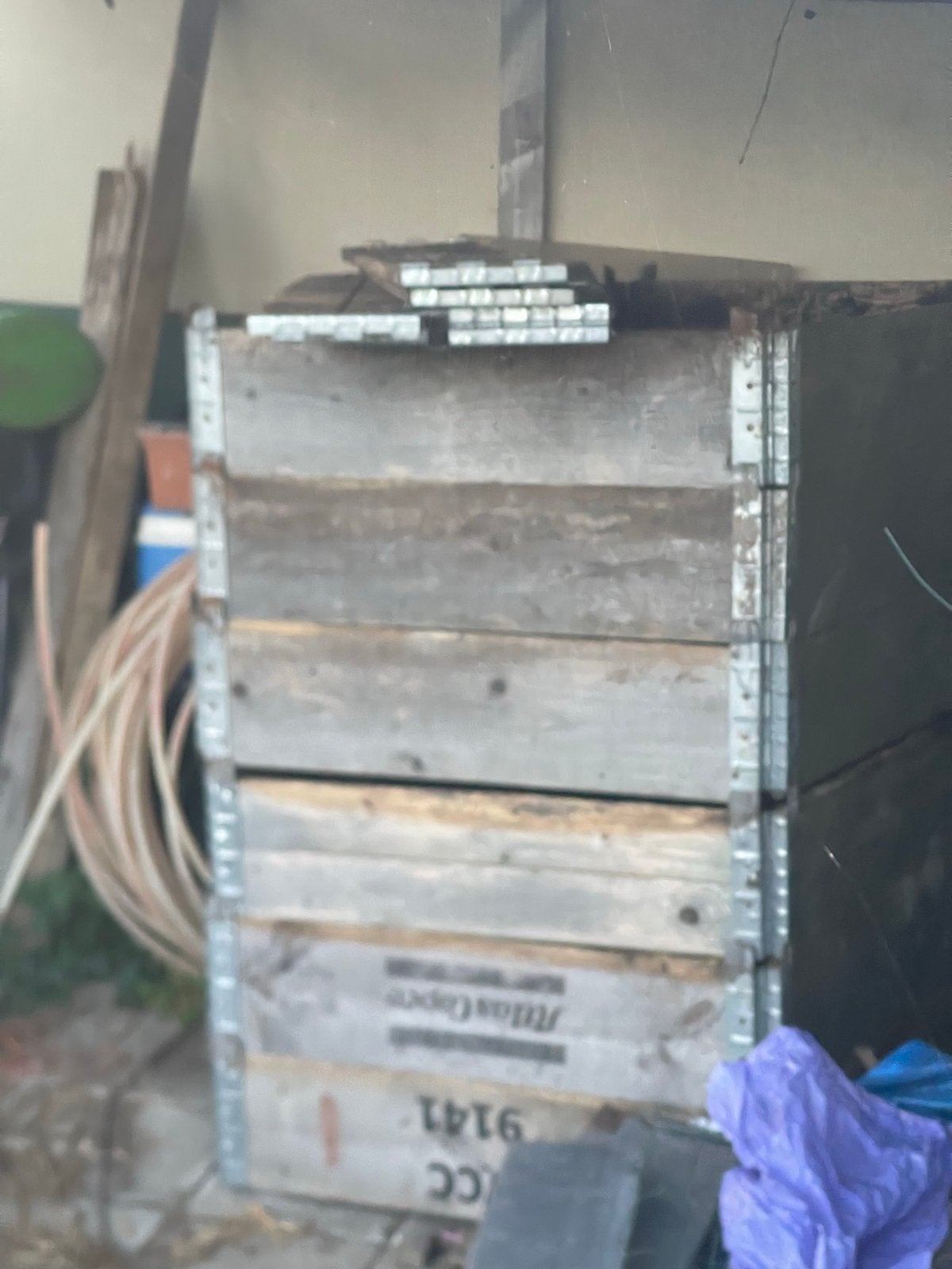 Gebruikte pallet randen voor moestuin, Ophalen of Verzenden, Gebruikt