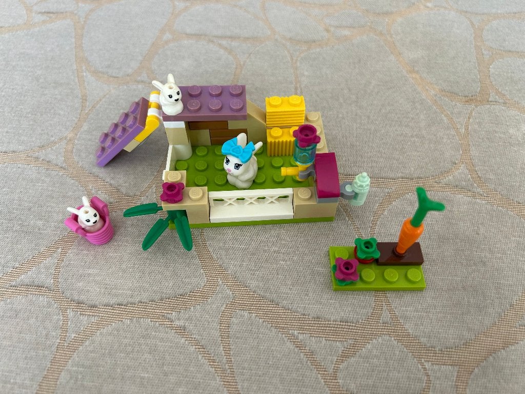 Lego Friends - 41087  - Konijn met kleintjes - met boekje, Lego, Ophalen of Verzenden, Zo goed als nieuw, Complete set