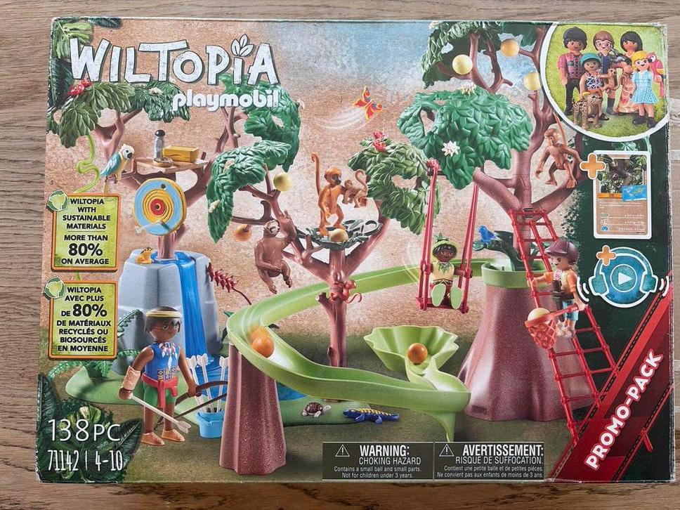 Playmobil Wiltopia Avontuurlijke Boomhut met Dieren, Ophalen of Verzenden, Gebruikt, Jongen of Meisje