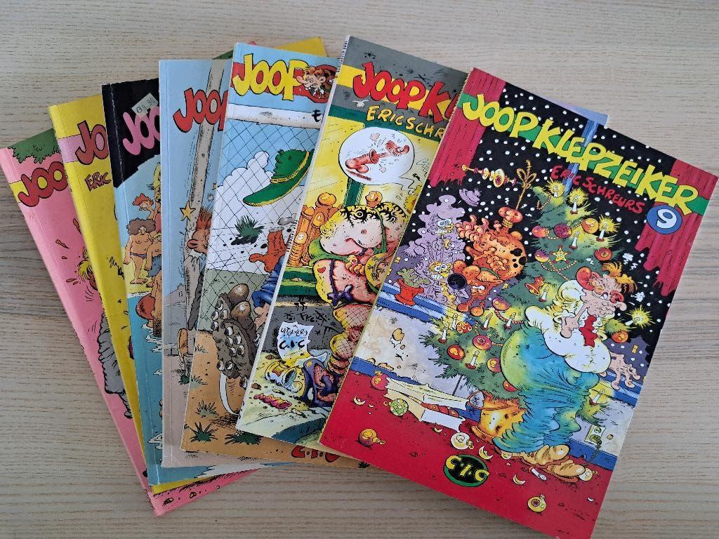Joop Klepzeiker diverse nummers, Meerdere stripboeken, Ophalen of Verzenden, Gelezen, Eric Schreurs