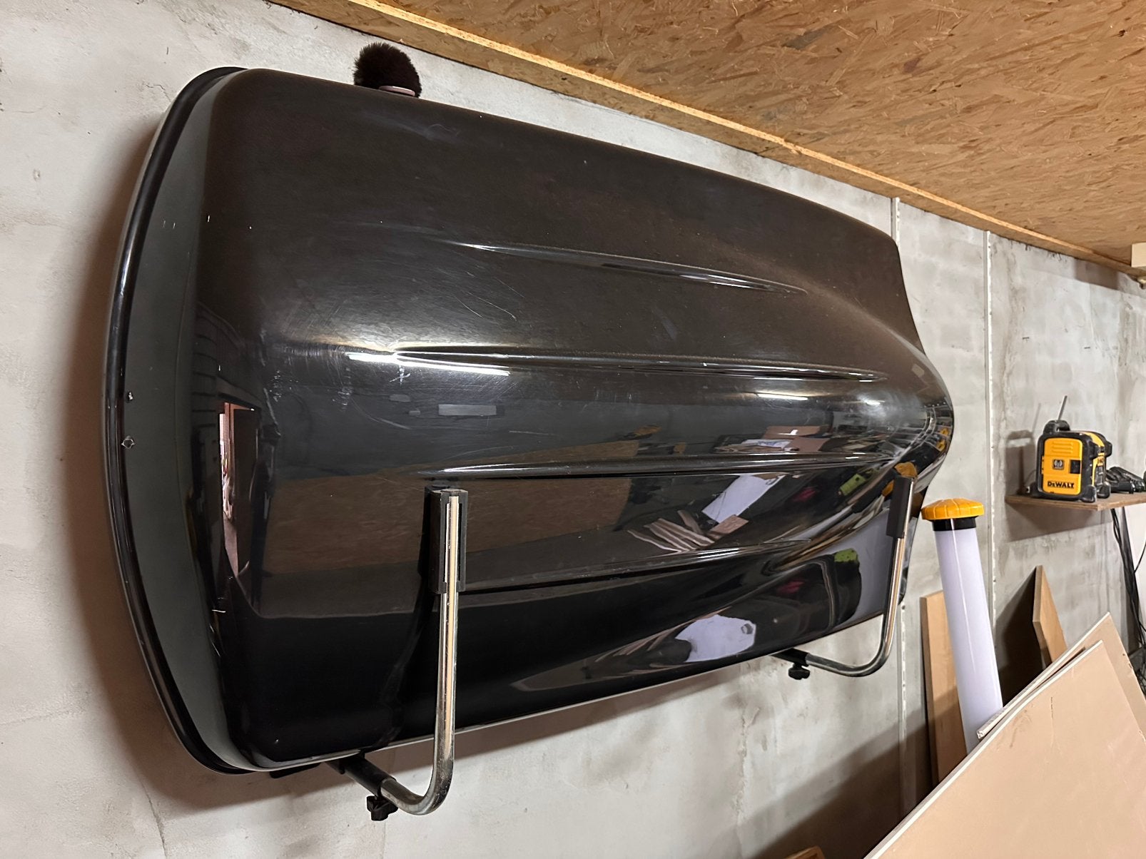 Modula 340l ciao dakkoffer hoogglans zwart, Auto diversen, Dakkoffers, Ophalen, Gebruikt
