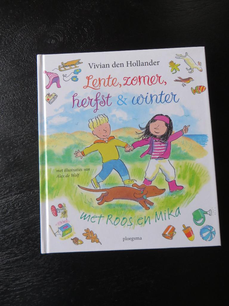 kinder boek. Lente, Zomer , Herfst en Winter, Boeken, Ophalen, Zo goed als nieuw, Vivian den Hollander, Non-fictie