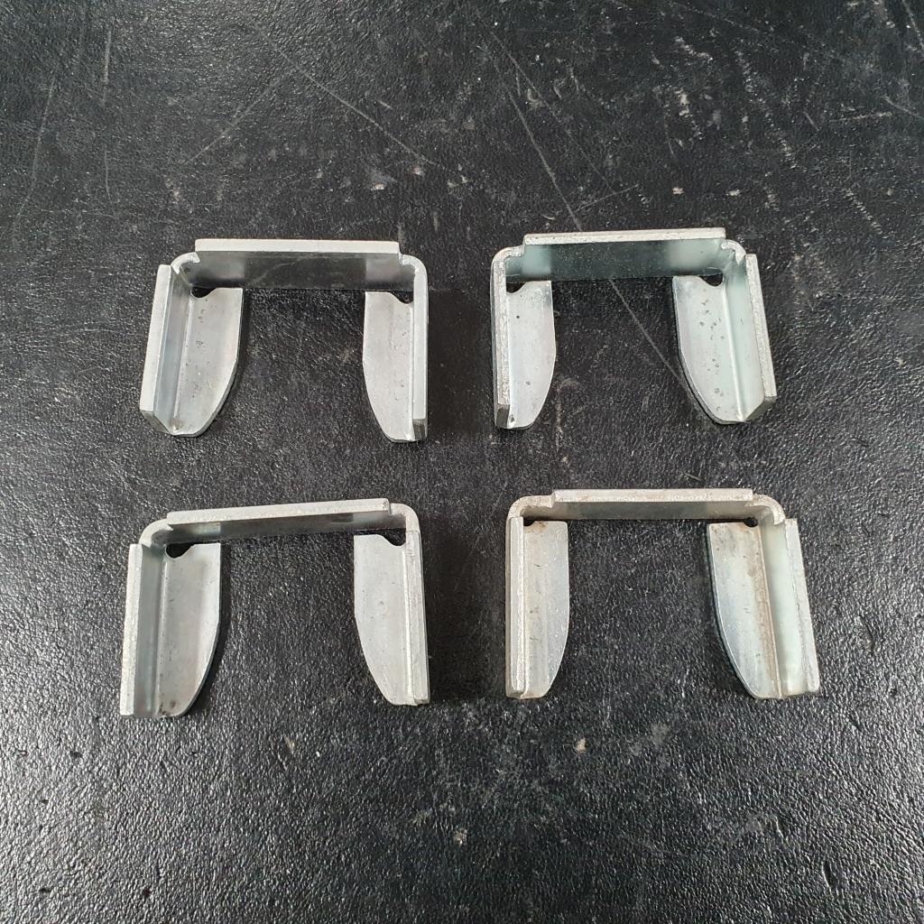 4x Ahrend Stavast metalen schappendragers, plankendragers,, Niet ingevuld, Gebruikt, Niet ingevuld, Niet ingevuld