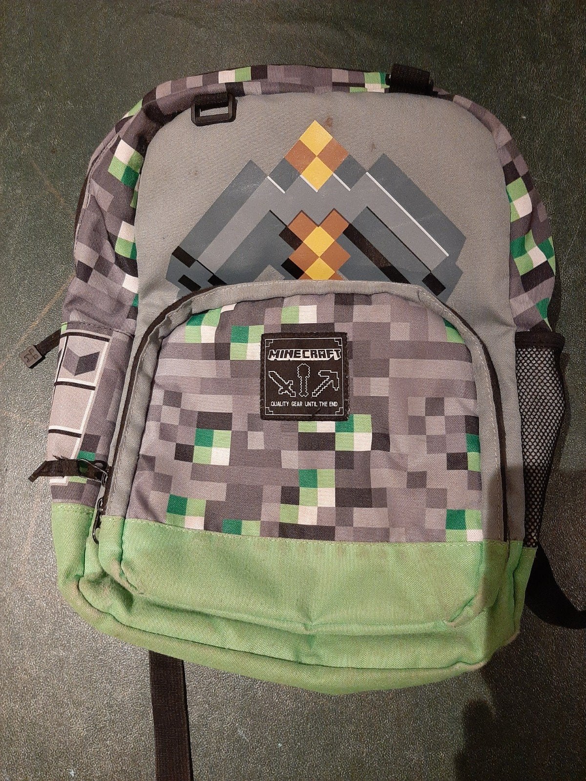 Minecraft rugzak school (stevig), Ophalen of Verzenden, Gebruikt, Overige merken