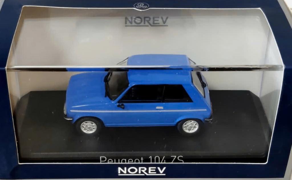 Peugeot 104 ZS 1979 Ibis Blauw schaal 1/43 NOREV ref: 471404, Hobby en Vrije tijd, Modelauto's | 1:43, Verzenden, Nieuw, Auto