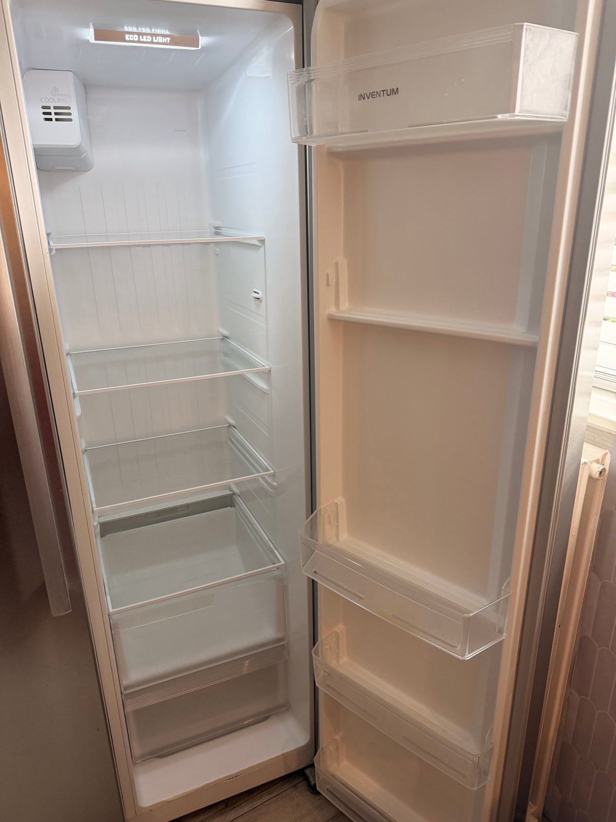 Inventum SKV1788R Amerikaanse koel-vriescombinatie - 510L, Ophalen, Gebruikt, 200 liter of meer, 60 cm of meer
