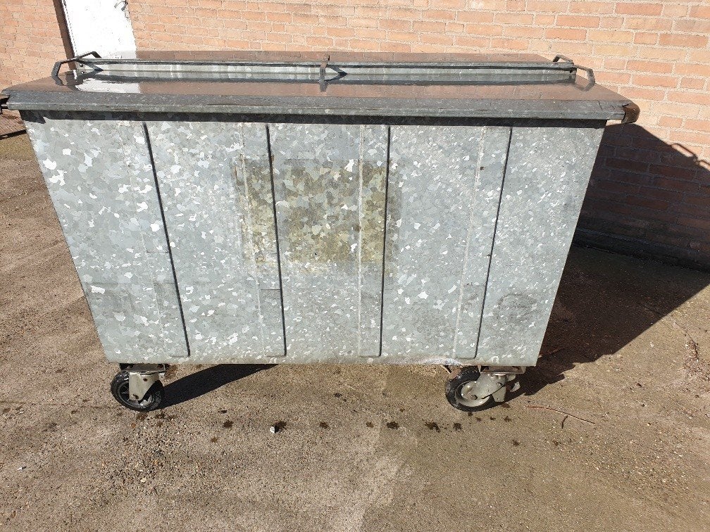 Stalen container 1000L– DIRECT BESCHIKBAAR- slechts €275,-, Ophalen, Gebruikt, 40 liter of meer, 75 – 100