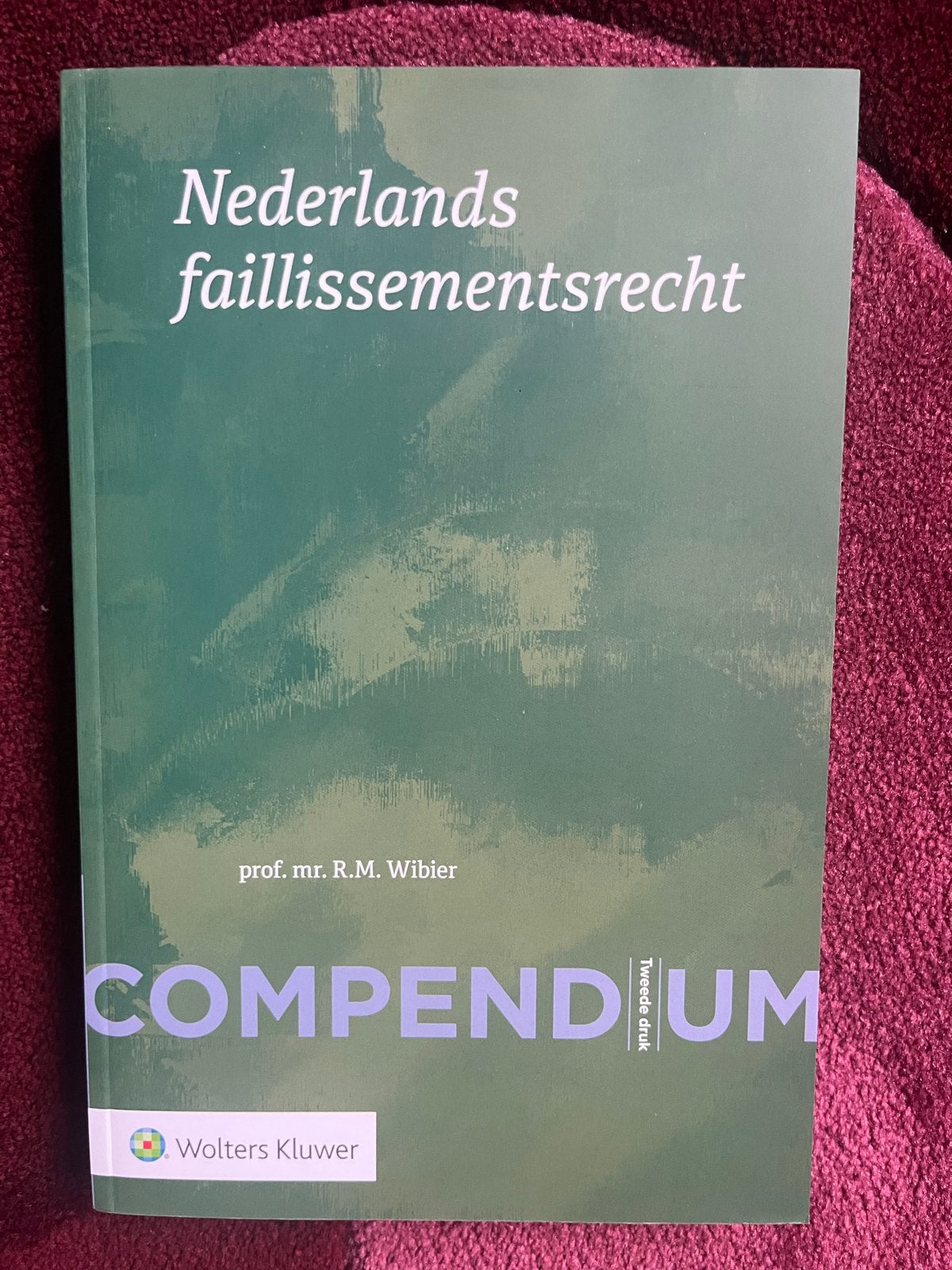 Compendium Nederlands Faillissementsrecht - Prof. Wibier, Ophalen of Verzenden, Gamma, Zo goed als nieuw, HBO