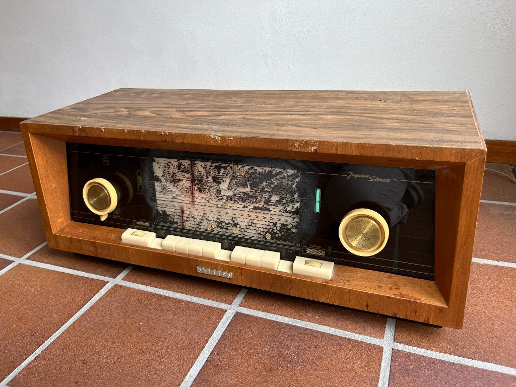 Vintage Philips Jupiter Stereo Radio - Jaren '60 (WERKEND), Ophalen