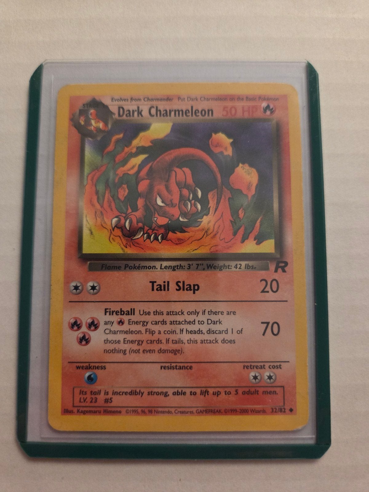 Dark Charmeleon 50 HP Pokémon kaart (Engels), Hobby en Vrije tijd, Verzamelkaartspellen | Pokémon, Ophalen of Verzenden, Gebruikt