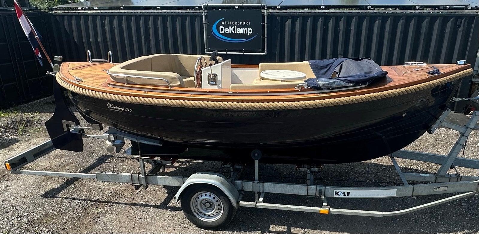 Comfortabele Vioolsloep 510 en Complete Uitrusting, Ophalen, Tender, Gebruikt, Antaris