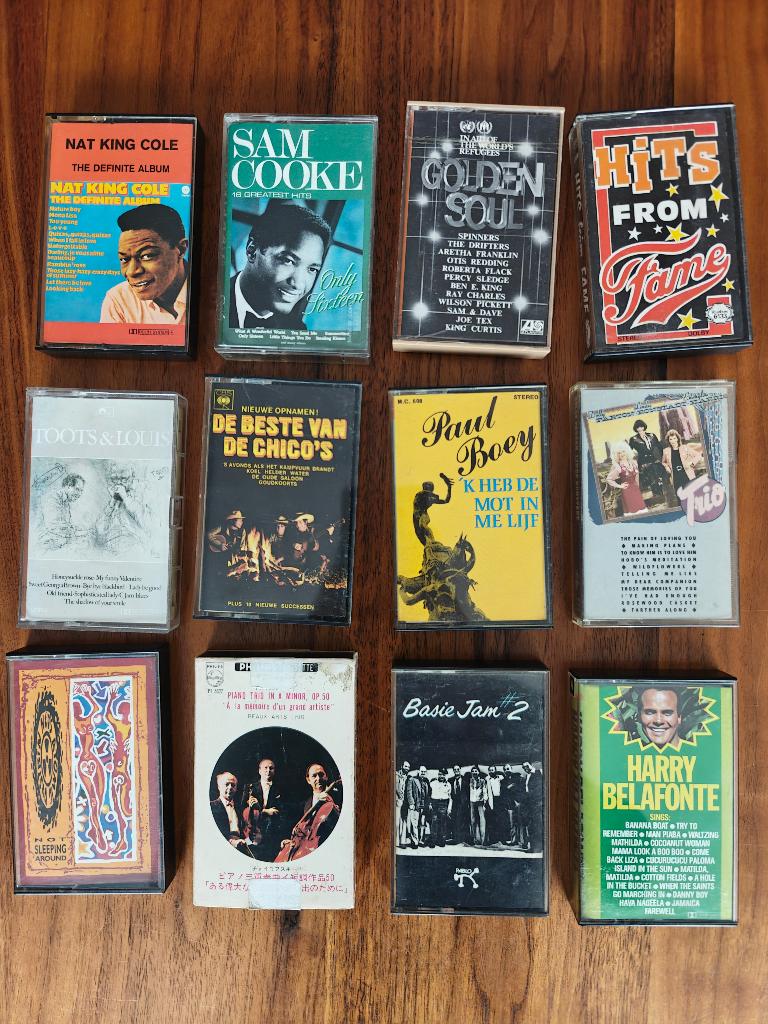 partij Cassettebandjes, Cd's en Dvd's, Cassettebandjes, Gebruikt, Overige genres, 2 t/m 25 bandjes, Ophalen of Verzenden
