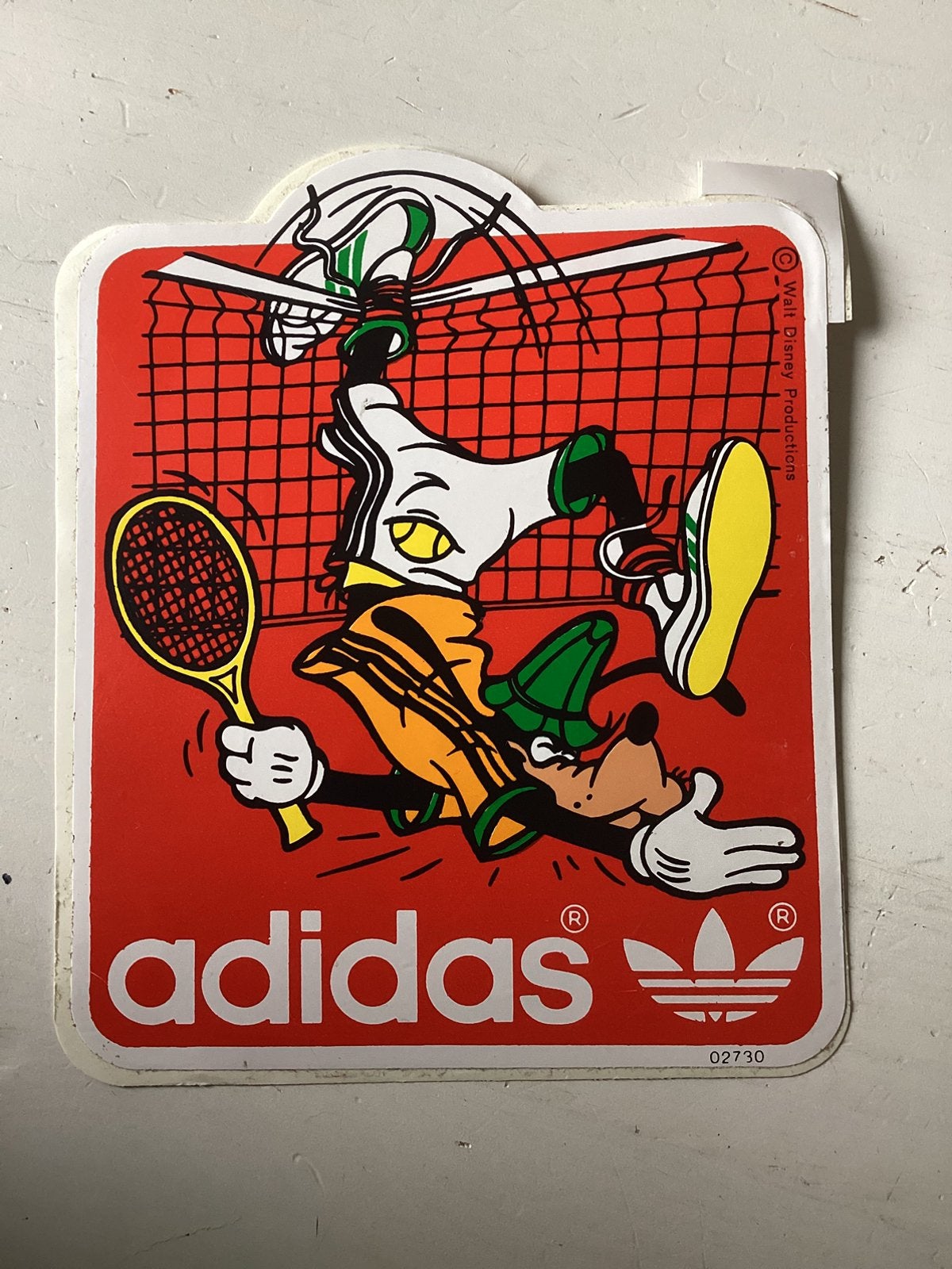 Sticker Adidas Goofy tennis (strip), Verzenden, Zo goed als nieuw, Merk