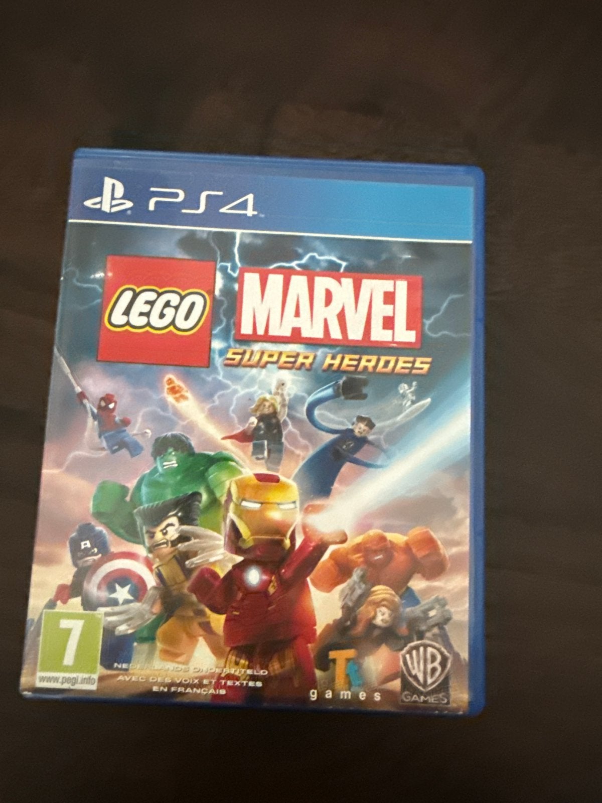 Lego Marvel Super Heroes PS4 Spel - Avontuur en Actie, Gebruikt, 2 spelers, Eén computer, Vanaf 7 jaar