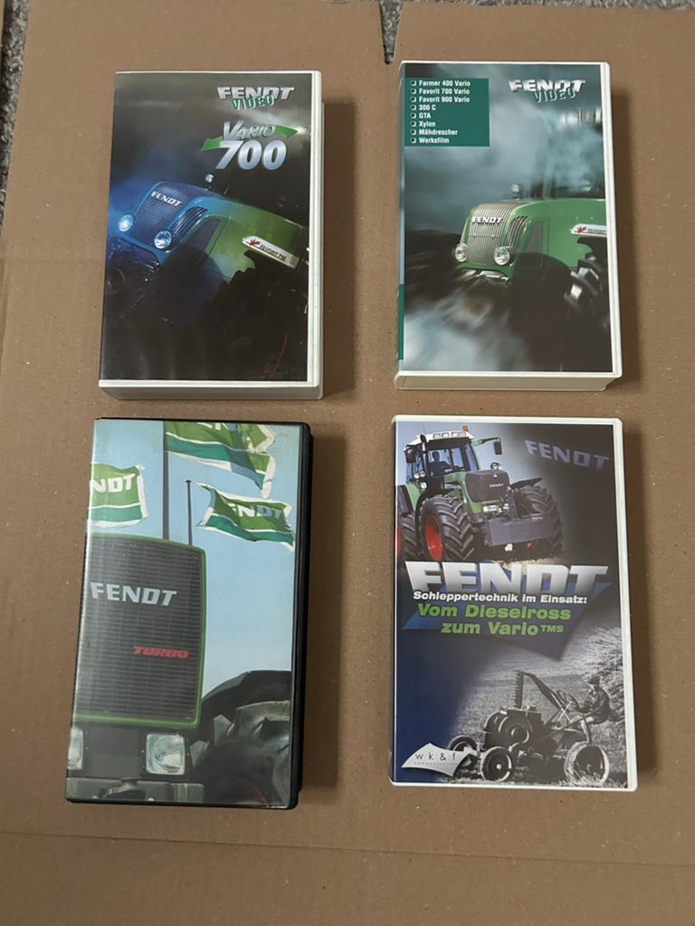 Fendt Video VHS collectie - 4 zeldzame landbouwfilms, Alle leeftijden, Ophalen of Verzenden, Gebruikt, Overige genres