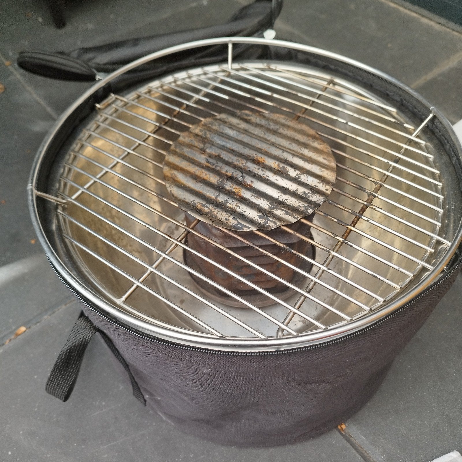Florabest Draagbare Barbecue met Draagtas, Tuin en Terras, Ophalen, Gebruikt, Florabest