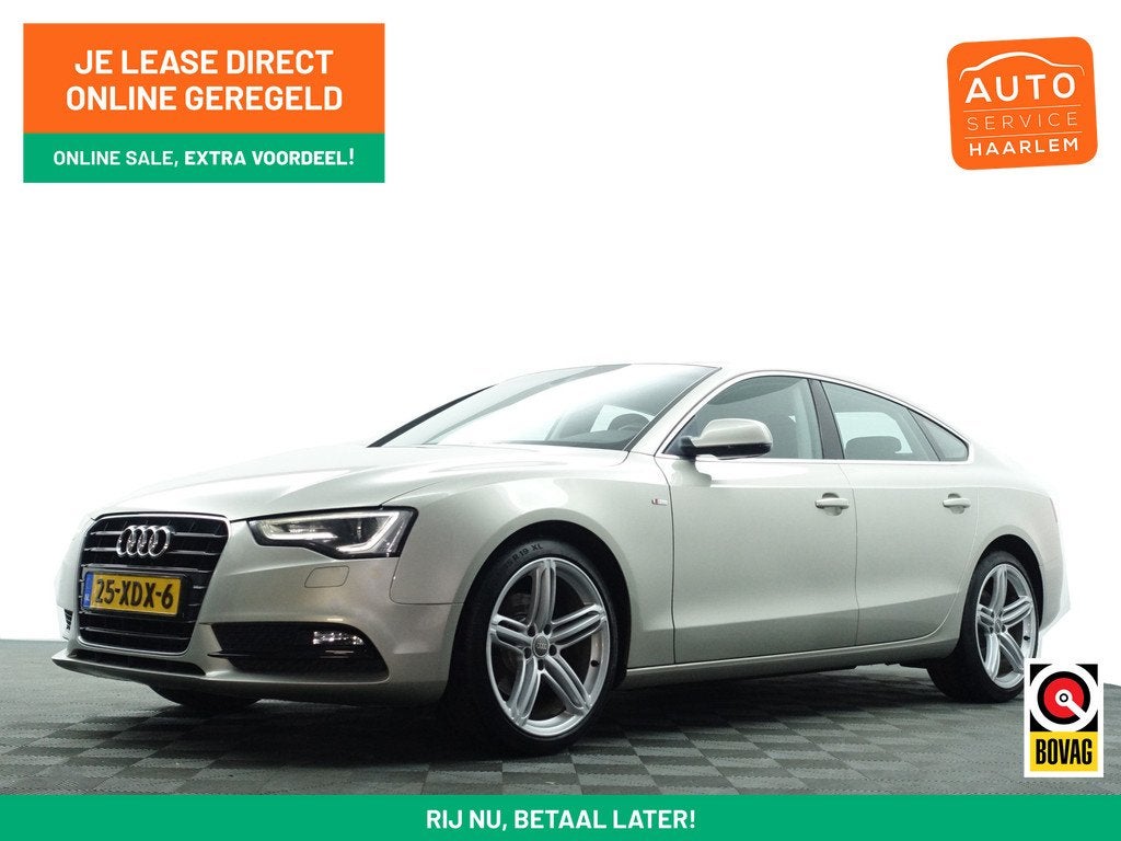 Audi A5 Sportback 1.8 TFSI 170Pk S-Line Aut- Xenon Led, Navi, Auto's, Audi, Euro 5, Stof, 4 cilinders, Met garantie (alle)