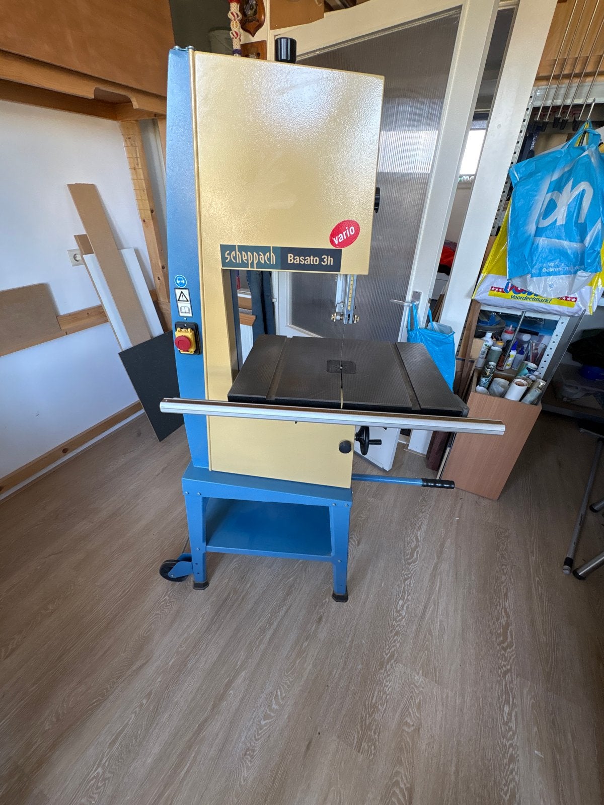 Scheppach Basato 3h Vario Lintzaag - Zo goed als nieuw, Ophalen, 70 mm of meer, 600 tot 1200 watt, Zo goed als nieuw
