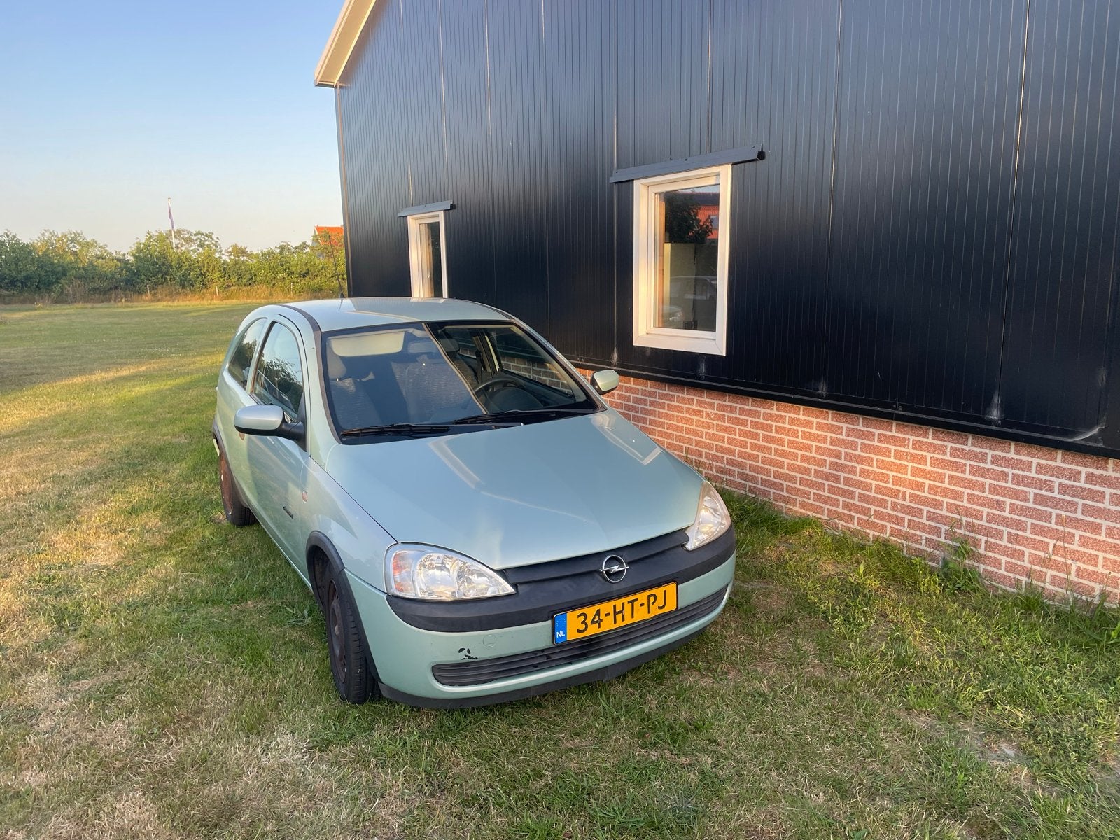Opel Corsa 1.2 16V 3D 2001 Groen, Voorwielaandrijving, 450 kg, 74 pk, 31 €/maand