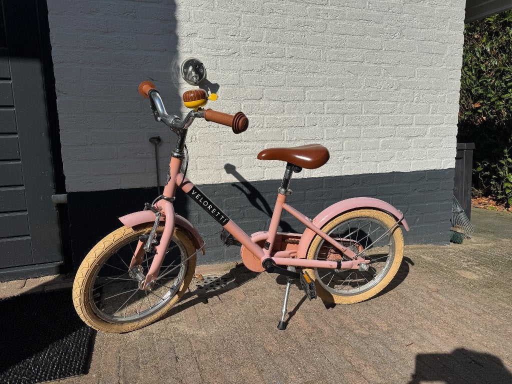 Veloretti fiets 16 inch kleur zalmroze, Ophalen, Terugtraprem, Veloretti, 16 tot 20 inch