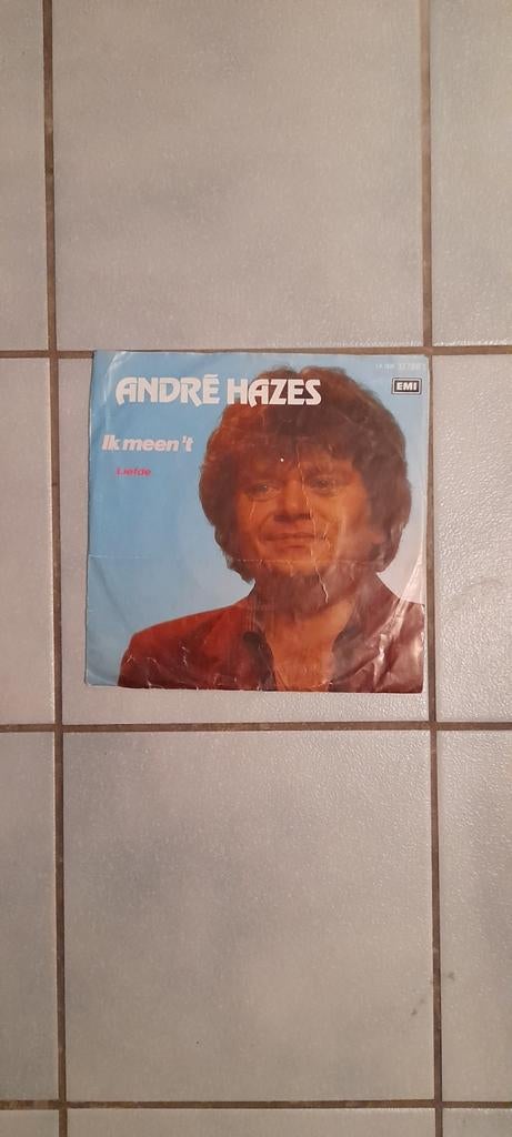 Ik meen het   André  Hazes, Cd's en Dvd's, Vinyl Singles, Ophalen of Verzenden, Zo goed als nieuw, Nederlandstalig, Single