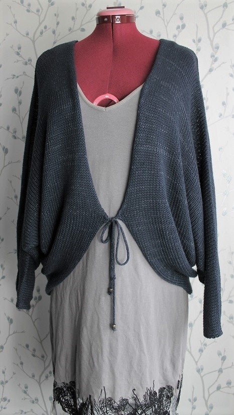 BEATRICE SAN FRANCISCO Gebreid Strik-Vest maat XL, Blauw, Maat 46/48 (XL) of groter, Ophalen of Verzenden, Zo goed als nieuw