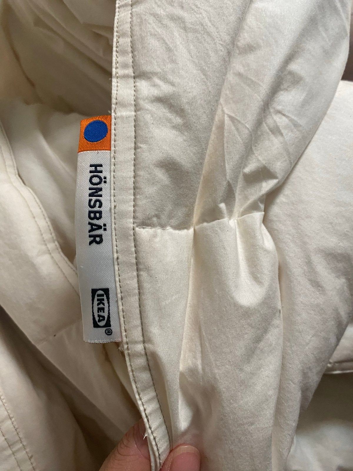IKEA HÖNSBÄR 4-seizoenen dekbed 140x200 cm, Huis en Inrichting, Slaapkamer | Beddengoed, Gebruikt, Eenpersoons, Wit, Ophalen of Verzenden