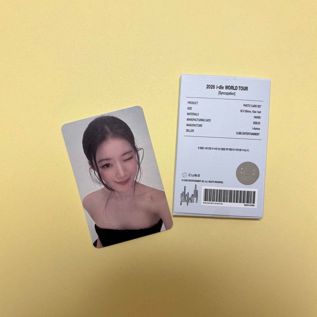 Gidle / Idle 2026 world tour trading cards, Ophalen of Verzenden, Nieuw, Foto of Kaart